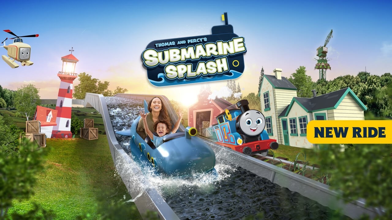 New ride Thomas & Percy’s Submarine Splash at Drayton Manor
