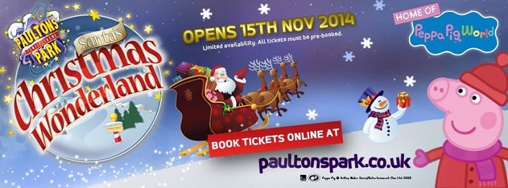 Santa's Christmas Wonderland at Paultons Park