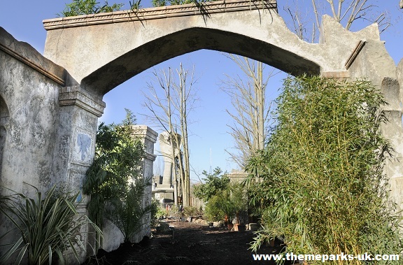 Construction of Wild Asia at Chessington