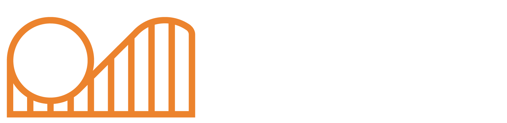 Theme Park Network White Logo