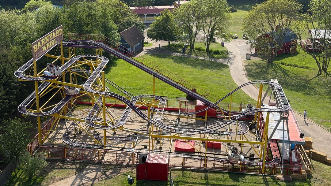 New Spinning Coaster Barnyard Whirl Opens at Pleasurewood Hills
