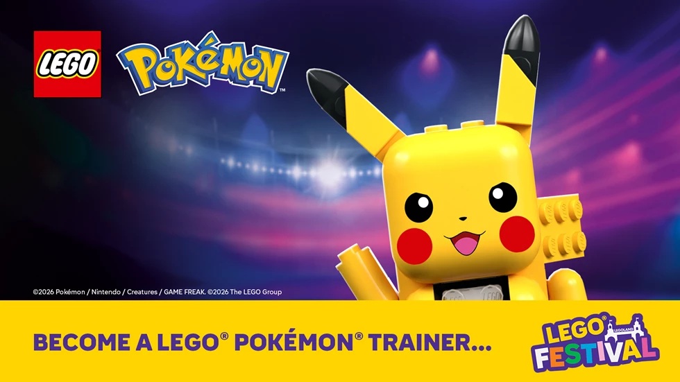 LEGO Pokémon Play Zone Confirmed for LEGO Festival 2026 at LEGOLAND Windsor Resort