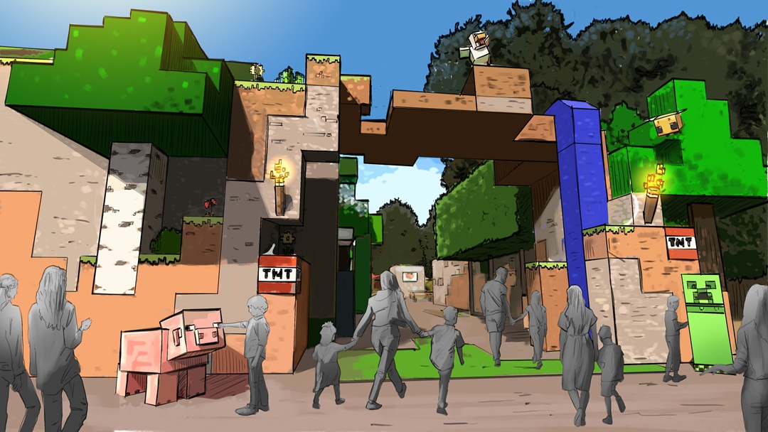 Minecraft World Coming to Chessington World of Adventures in 2027