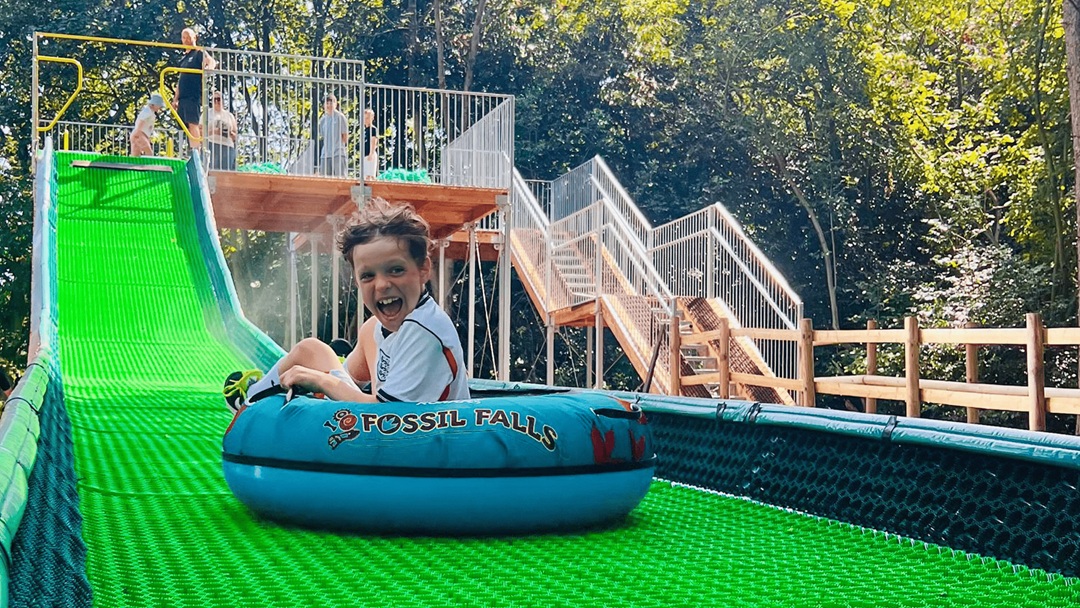 ROARR! Opens UK's Longest Outdoor Tubing Slide Fossil Falls