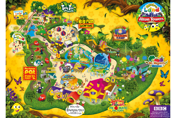 CBeebies Land Map