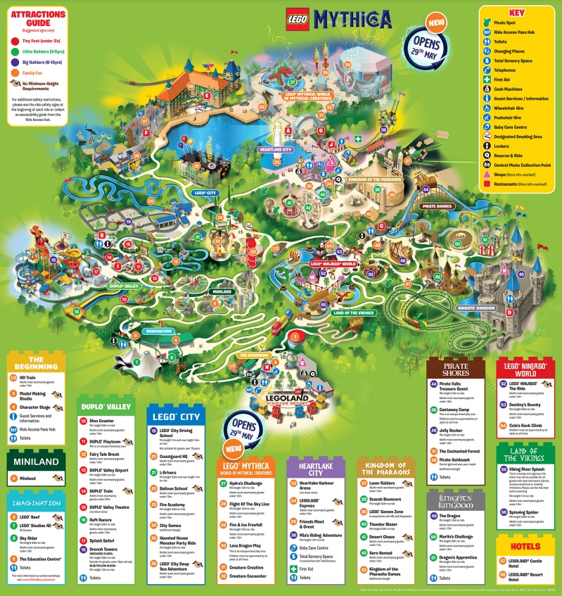 Legoland Map Uk