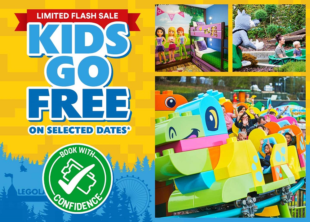 Legoland KidsGoFree Promotions 2025 Aeriel Janeczka